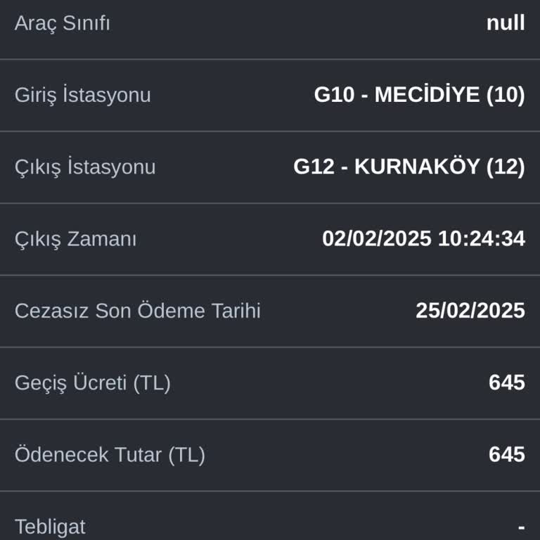 Yanlış Geçiş Ücreti Ve Haksız Uygulama