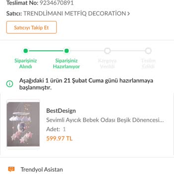 Kayıp Siparişin Acil Durumu