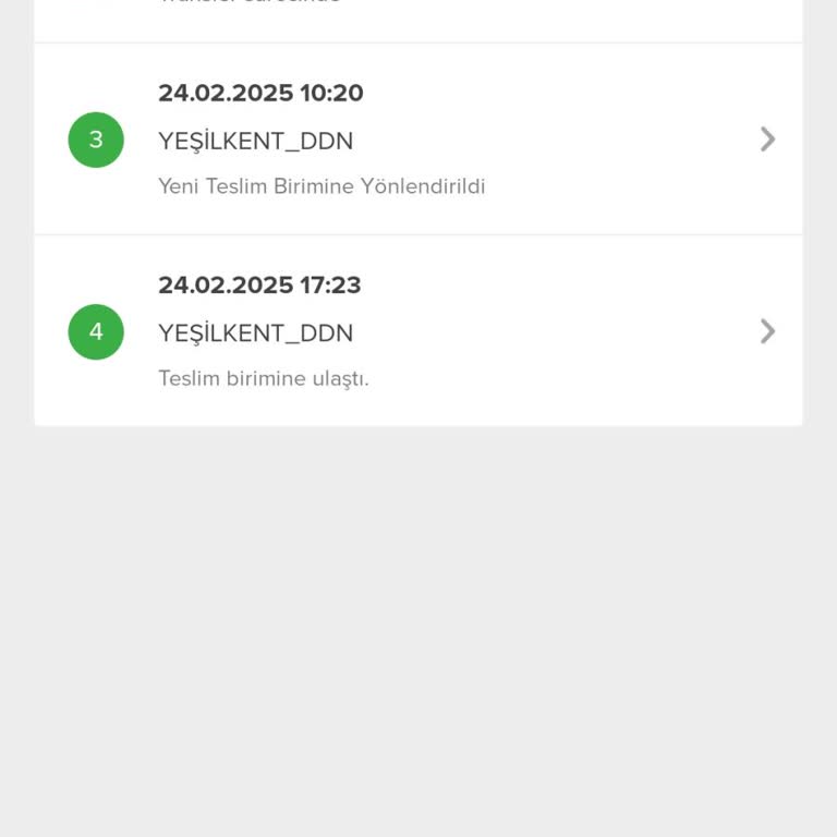Yurtiçi Kargo Yeşilkent_Ddn Adlı Şubeyi Bulamıyoruz