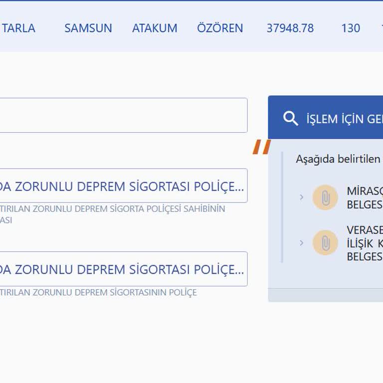 Webtapu Sisteminde Miras İntikali Başvurusu Sorunu