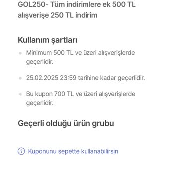 Kupon Süresi Ve Kullanım Sorunu
