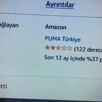 Amazon'dan Aldığım Puma Ayakkabıda Çatlak Sorunu