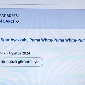 Amazon'dan Aldığım Puma Ayakkabıda Çatlak Sorunu