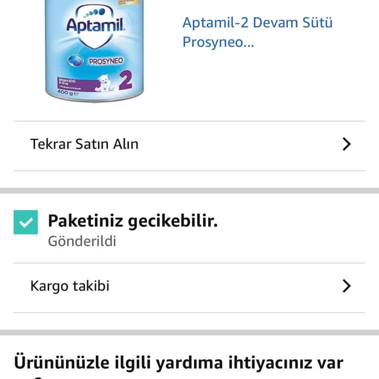 Amazon'dan Aldığım Ürün Bir Aydır Teslim Edilmedi