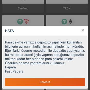 Papara Limit Sorunu Ve Havale Engeli