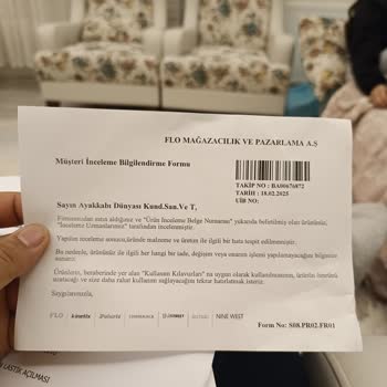 Ayakkabı Tabanında Açılma Ve İade Sorunu