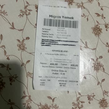 Yanık Köfteler Ve Yetersiz Müşteri Hizmeti