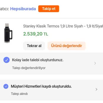 Yanlış Ürün Ve Uzayan Değerlendirme Süreci