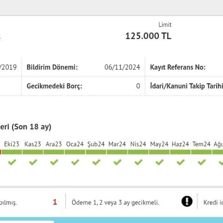 Kapatılan Kredi Borcum Hala Findeks'te Görünüyor