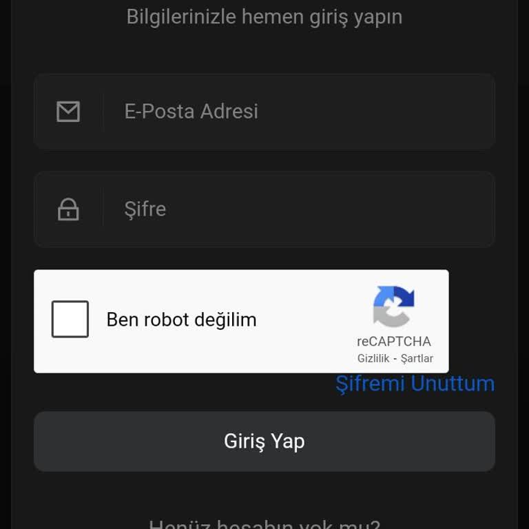 Hesap Şifre Sıfırlama Sorunu