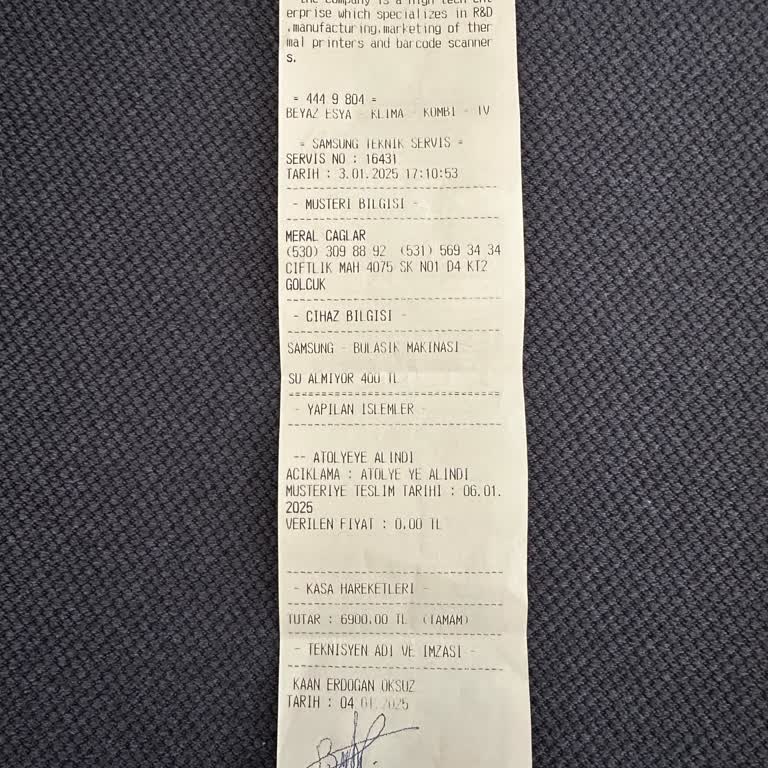 Samsung Bulaşık Makinesi Servis Kabusu: Arızalı Hizmet Ve Kayıp Parçalar