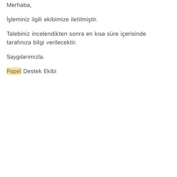 Para İadesi İçin Sürekli Oyalama