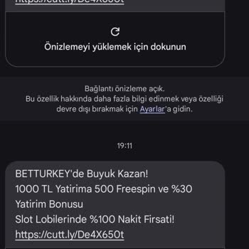 Betturkey Yanlış Kayıt Nedeniyle Gelen Bildirimler Rahatsız Ediyor