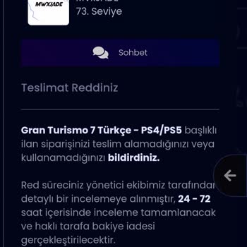 Teslim Edilmeyen Oyun Ve Yanıltıcı Kanıt Talebi
