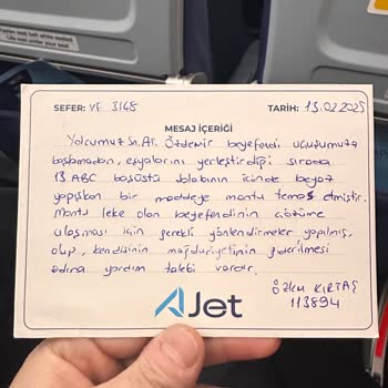 Uçakta Montum Lekelendi, Firma İlgisiz Kaldı!