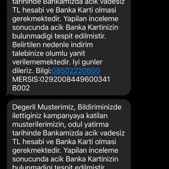 Denizbank Kampanya Katılımında Yaşanan Sorunlar Ve Yanıltıcı Bilgilendirme