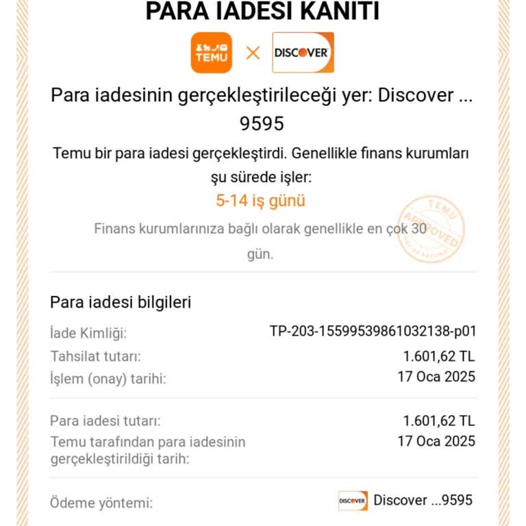 Yanıltıcı İade Süreci: Temu'da Param Kayboldu!