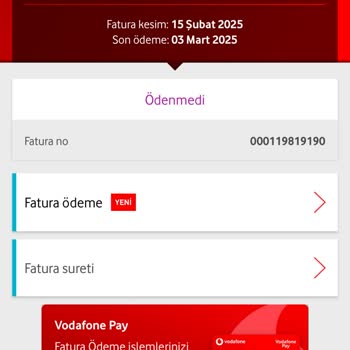 Vodafone'dan Yanlış Adrese Nakil Ve Fatura Sorunu