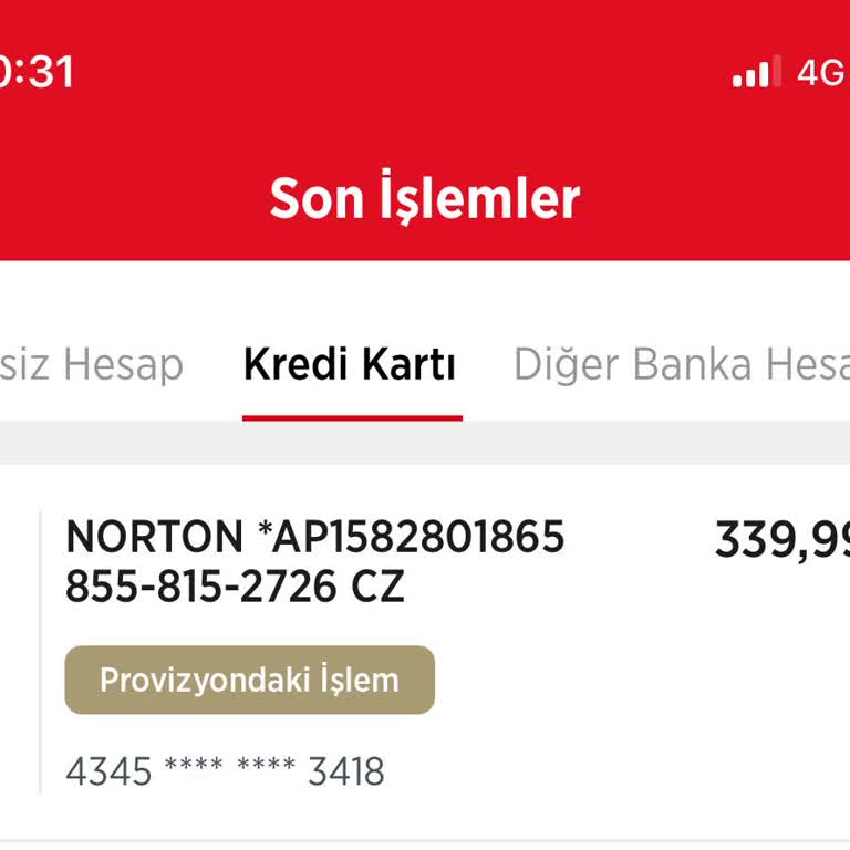 Norton İzinsiz Çekilen Abonelik Ücreti Şoku