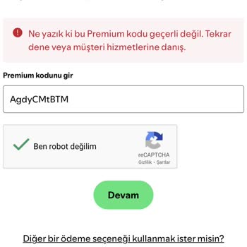 Spotify Hediye Üyelik Kodu Sorunu