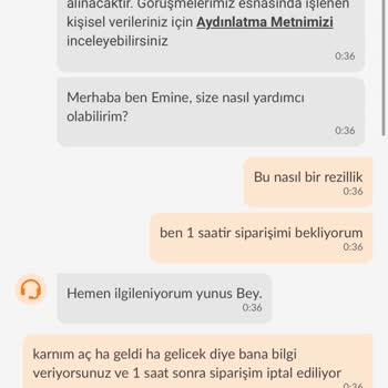 Sipariş İptali Ve Alaycı Destekle Mağduriyet