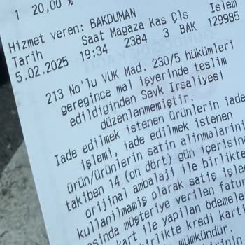 Tarihi Geçmiş Ürün Satışı Ve Yetersiz Müşteri Hizmeti