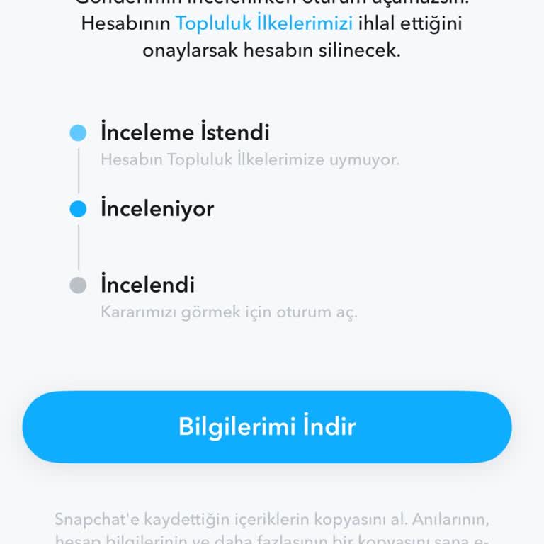 Snapchat Haksız Hesap Kilitlenmesi Sorunu
