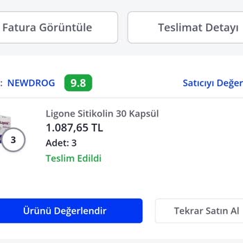 Yanlış Ürün Gönderimi: Ligone Sitikolin Yerine B12 Geldi