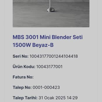 Blender Seti Sorunu Ve İletişimsizlik