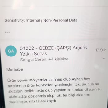 Grundig Ütüde Su Akıtma Ve İade Sorunu