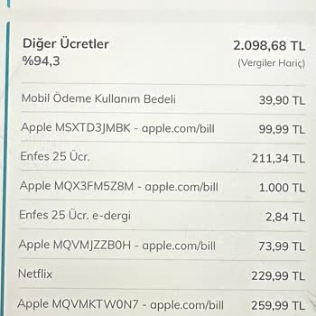 Apple.com'dan Bilgim Dışında Yapılan Ücret Kesintileri