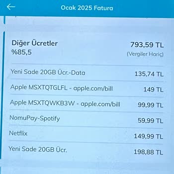 Apple.com'dan Bilgim Dışında Yapılan Ücret Kesintileri