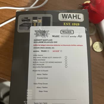 Wahl Tıraş Makinesi Garanti Desteği Sorunu