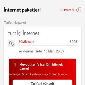 Sınırsız Paket Aldım, İnternetim Hızla Tükeniyor