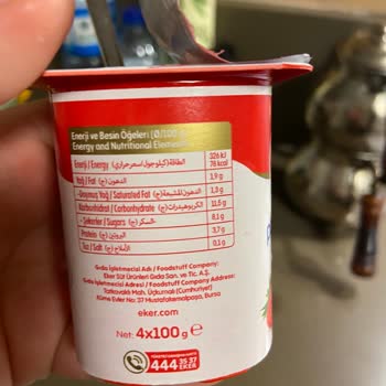 Eker Çilekli Probiyotik Yoğurt Ürünü Küf Sorunu