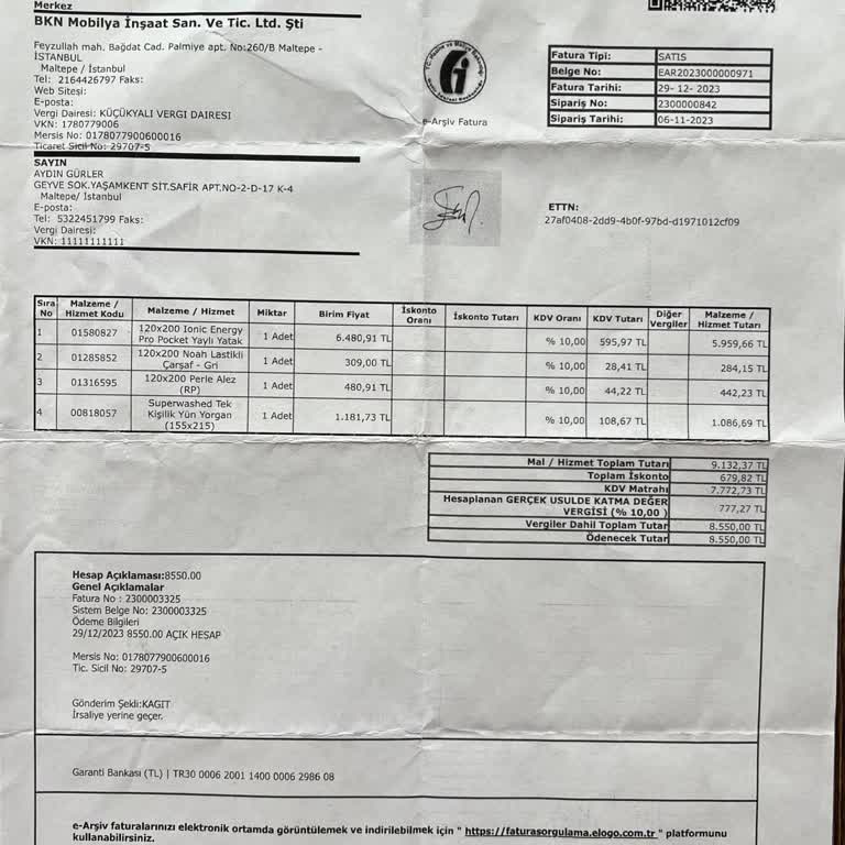 Yataş Yatakta Çökme: Satış Sonrası Hizmet Hayal Kırıklığı