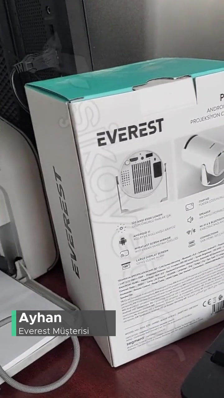 Everest PJ10 Android HD Projeksiyon Ses Ve Görüntü Sorunu! videonun kapak resmi