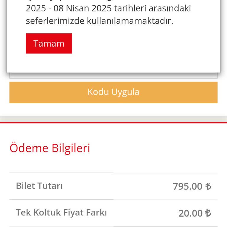 Bayram Haftasında Kullanılamayan Bilet Mağduriyeti