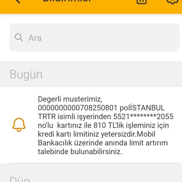 VakıfBank Kartımdan İzinsiz Harcama Girişimi Şoku