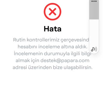 Papara Hesabına Erişim Sorunu ve Yanıtsız Destek