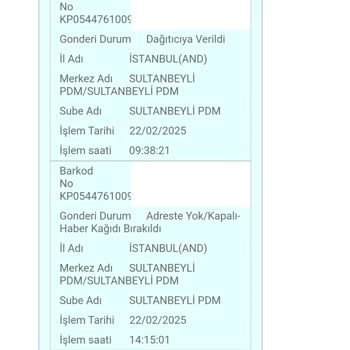 Kargo Firmasının Sorumluluk Eksikliği Ve İletişim Sorunu