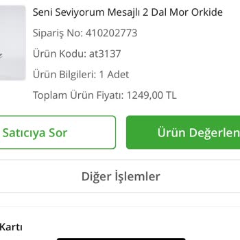 Çiçek Sepeti Orkide Alışverişinde Hayal Kırıklığı