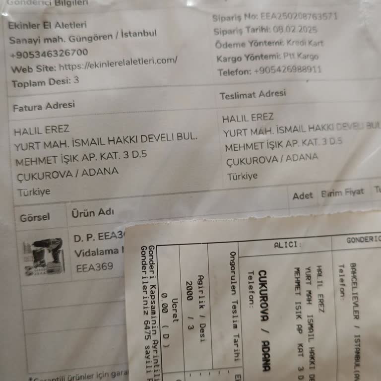 Ekinler El Aletleri: İade Taleplerine Yanıt Alınamıyor