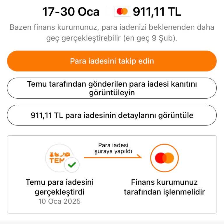 Temu İade Sorunu: Para Yatmadı, Banka Onaylamıyor