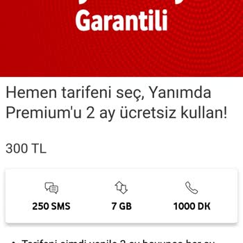 Vodafone Tarifemde Haksız Fiyat Artışı