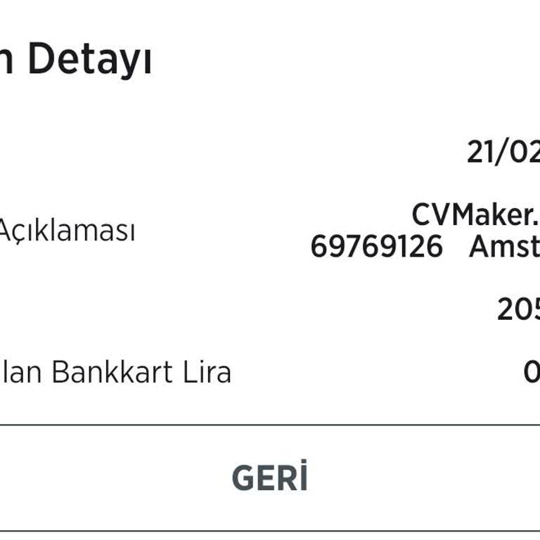 İzinsiz Çekim Şoku: CV Maker'dan Beklenmedik Ücret!