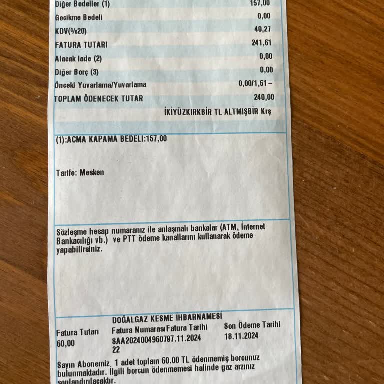 Otomatik Ödeme Talimatı Sorunu: Kesilen Doğal Gaz Ve Mağduriyet