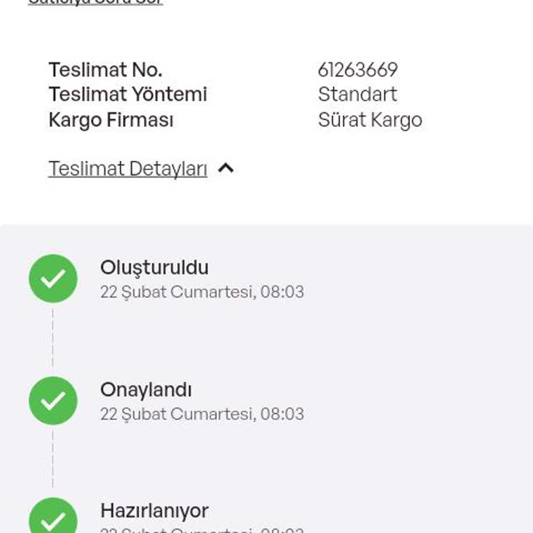 İdefix'ten Alınan Ayakkabı Kargoya Verilmedi