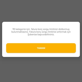 VakıfBank Mobil Bankacılıkta Fatura Ödeme Sorunu