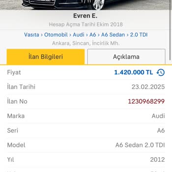 Yanıltıcı Araç İlanı Ve Eksik Bilgilendirme